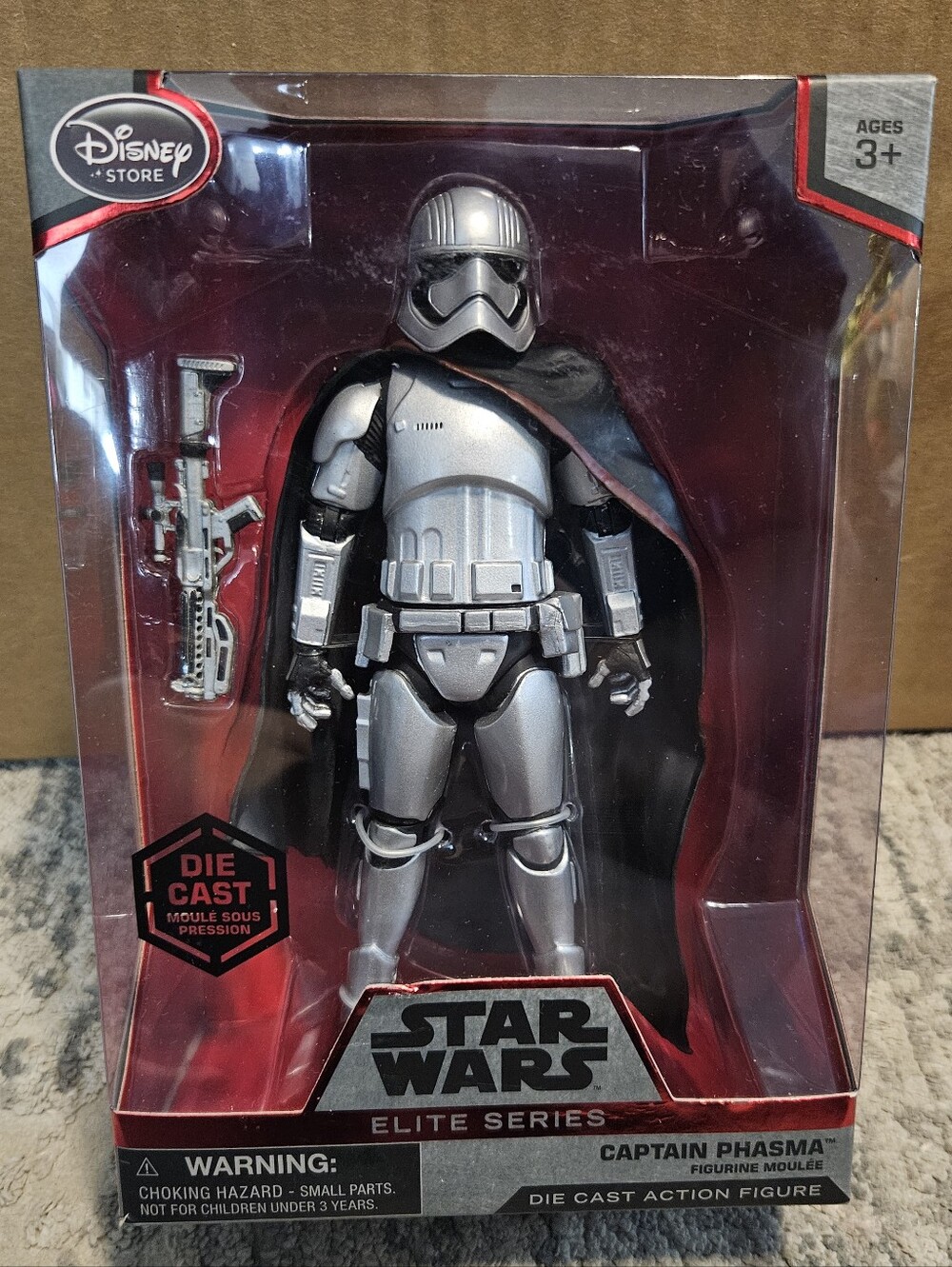 Disney Store Star Wars Captain Phasma Silver 6 Inch Action Figure